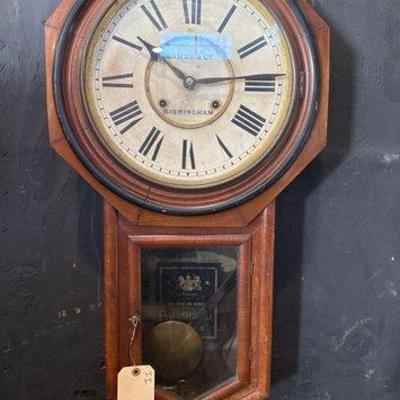 #7512 • Ansonia Clock Co Drop Dial Wall Clock
