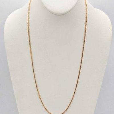 #658 • 18k Gold Necklace, 13.5g
