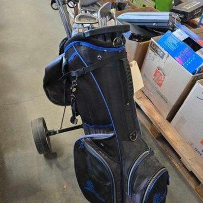 #6305 • Stow a Matic I-Trac with With Bag and Golf Clubs
