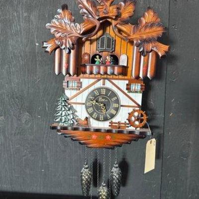#7500 • The Time Co Bavarian Cuckoo Clock
