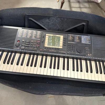 #7060 • Yamaha Portotone Electronic Keyboard with Case
