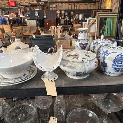 #3004 • Soup Taureens, Vase, Napkin Holder and More
