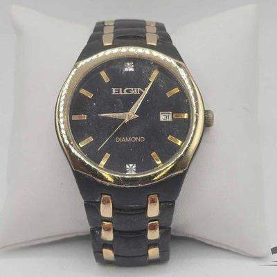 #1118 • Elgin Diamond Watch
