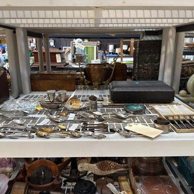 #3236 • Collector Spoons, Napkin Rings, Trays, Scissors, Letter Opener
