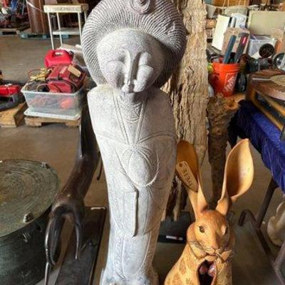 #3133 • Cast Oriental Statue
