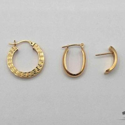 #754 • 14k Gold Earrings, 2.4g
