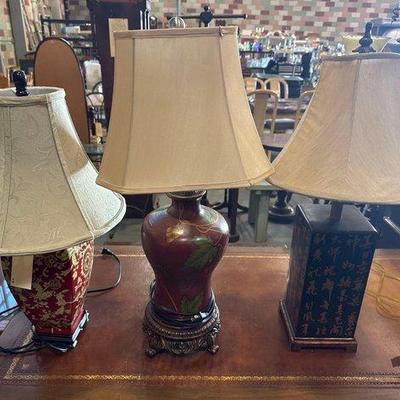 #7540 • 3 Decorative Lamps
