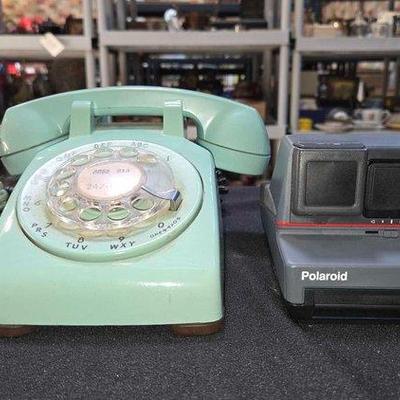 #2004 • Rotary Phone & Polaroid Camera
