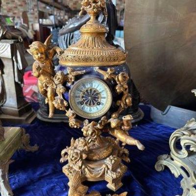#3164 • Ornate Mantel Clock

