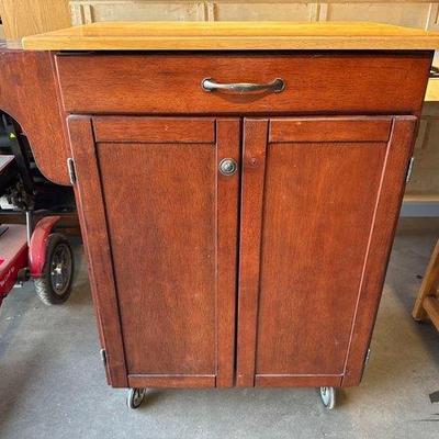#4040 • Rolling Cabinet and TV Dinner Tables
