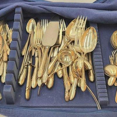 #1802 • Sterling Silver Silverware with Zip Up Bag
