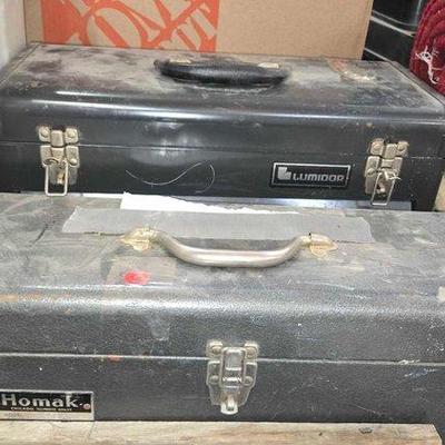 #4836 • (2) Tool Boxes With Tools
