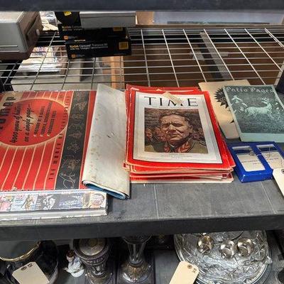 #3026 • Time Magazines, Histomaps, Patio Pages, Playing Cards & Post Cards
