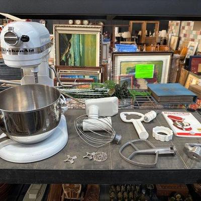 #3016 • KitchenAid Professional HD Mixer with Attachments, Instructions & Recipes
