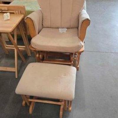 #4776 • Rocking Chair and Foot Rest
