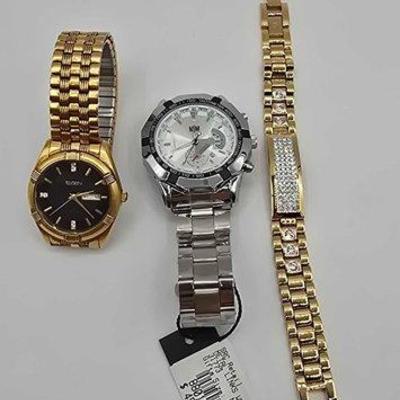 #1128 • 2 Watches and Bracelet
