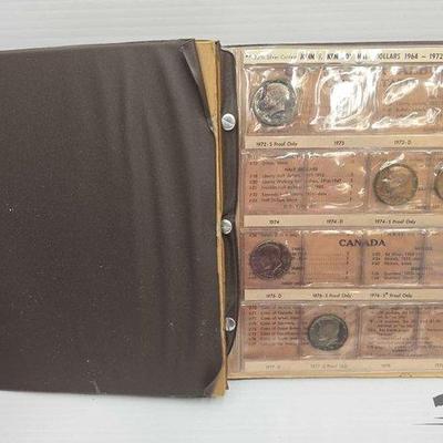 #1510 • 7 Kennedy Half Dollars in Coin Album
