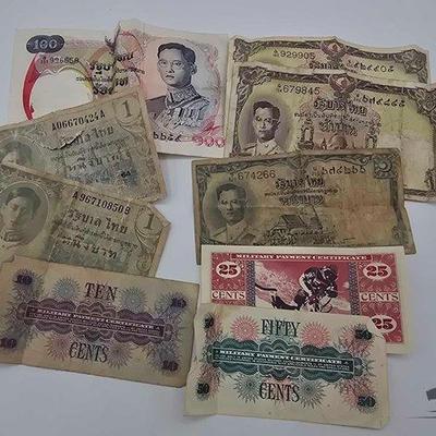 #1718 • Foreign Currency Bills and Coins
