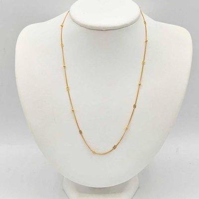 #602 • 22k Gold Necklace, 3.8g

