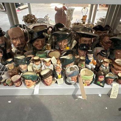 #3038 • Ceramic Historic Figure Jugs
