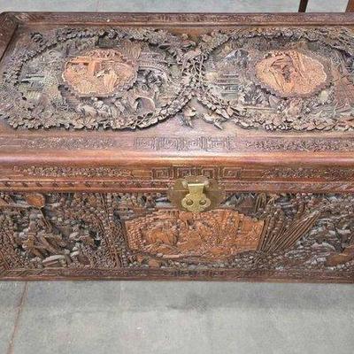 #4650 • Asian Carved Trunk
