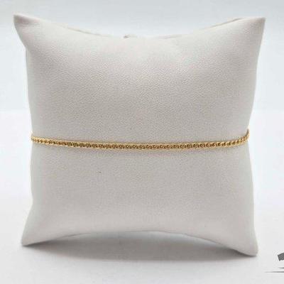 #664 • 18k Gold Bracelet, 2.4g

