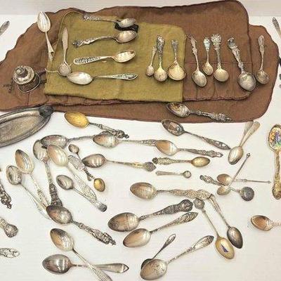 #1810 • Sterling Silver Spoons, 1,114g
