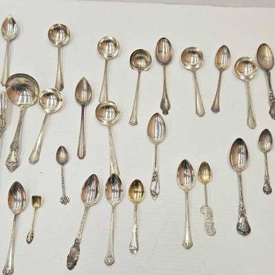#1806 • Sterling Silver Spoons & Fork, 655g
