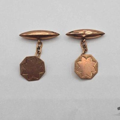 #822 • 9k Cuff Links, 4.1g
