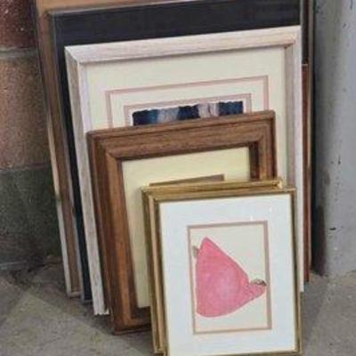 #5012 • (8) Framed Pictures & Paintings
