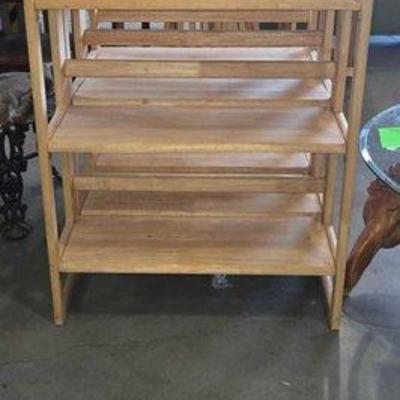 #4716 • (3) Wooden Book Cases
