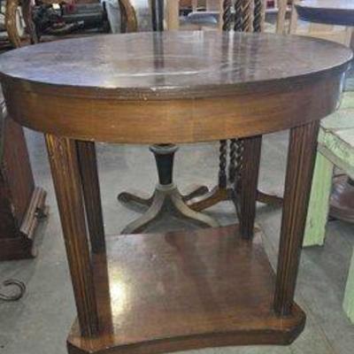 #4686 • Wooden End Table
