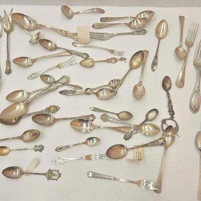 #1812 • Sterling Silver Spoons, 1,106g
