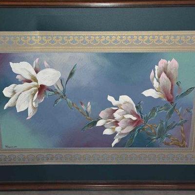 #5540 • Framed Flower Canvas Print
