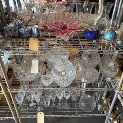 #3196 • Crystal and Glass Kitchenware
