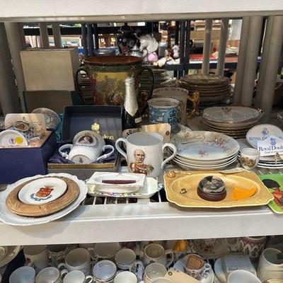 #3252 • Doulton Loving Cup, Mugs, Plates, Jewelry Box
