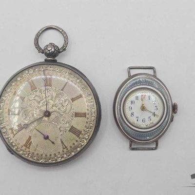 #1114 • Pocket Watch and Face Watch
