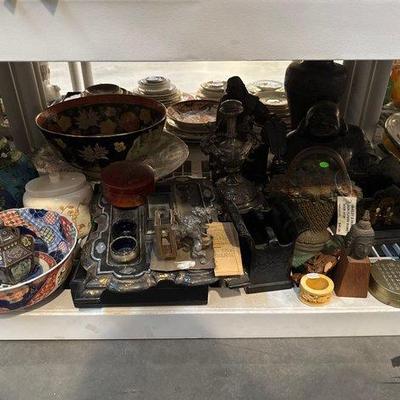 #3056 • Bowls, Vases, Figurines, Tray and Jewelry Box
