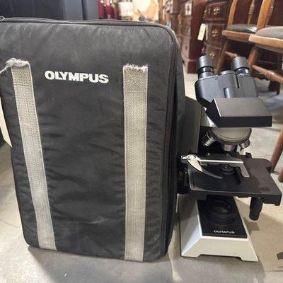 #7068 • Olympus Electric Microscope with Case
