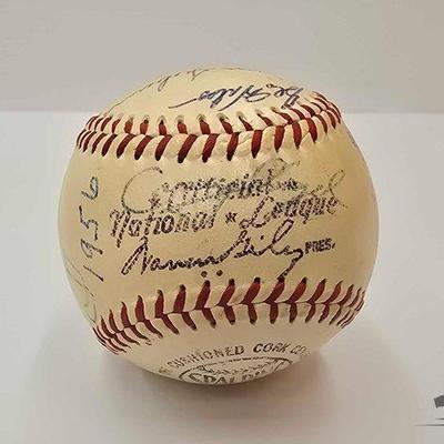 #1908 • 1956 Signed Baseball
