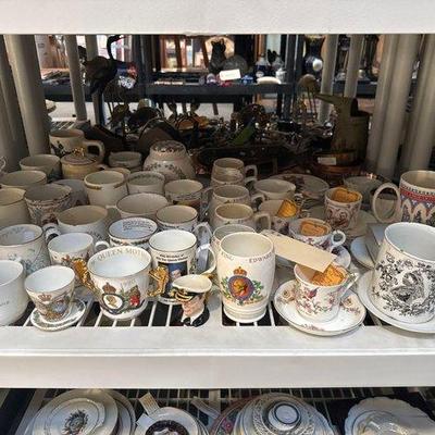 #3254 • Mugs, Saucers, Ginger Jar, Letter Opener
