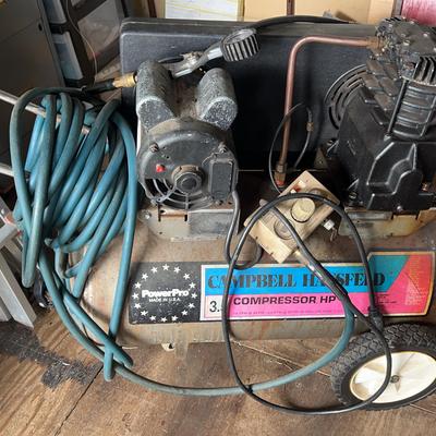 Lot 332: Campbell Hausfeld  3.5 Ho Compressor 20gal
