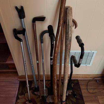 Lot 218: Let’s Get Walking! Cane And Walking Collection 