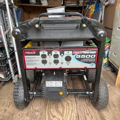 Lot 328: Coleman Powermate 5500 Generator 