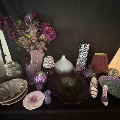 Lot 233: Purple Passion Decor 