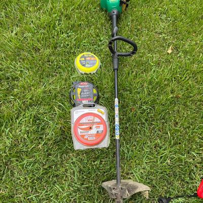 Lot 253: Weed Eater Trimmer And Spools Of Line