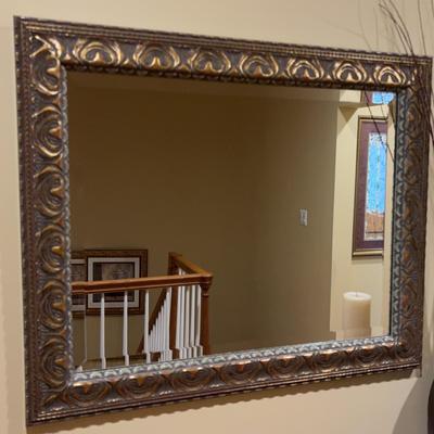 Giltwood-Framed Rectangular Wall Mirror