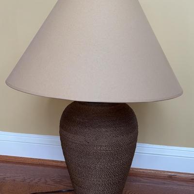 Braided Rope Madras Table Lamp