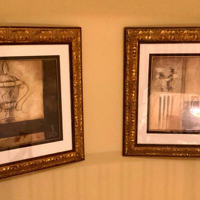 Large Gilded Grecian Wall Art (2)