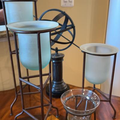 Metal And Glass Themed Decor